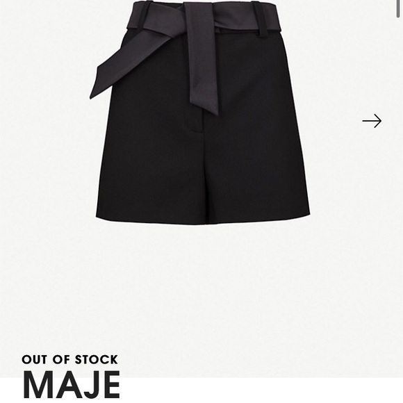 Maje shorts 38 - Picture 3 of 7